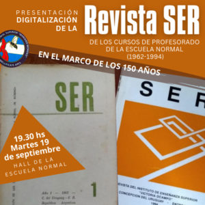 Convocatoria revista SER